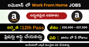 అమెజాన్ Work From Home జాబ్స్ – PAN Indiaలో హైరింగ్ స్టార్ట్!
