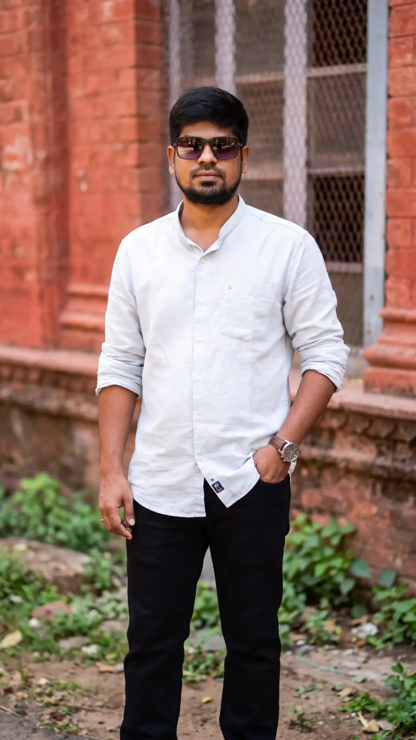MD Firdos, Founder and CEO of Naajob, standing outdoors in a professional portrait.