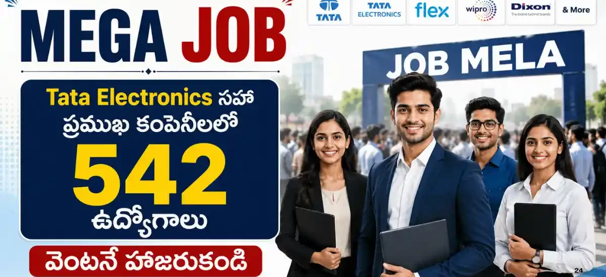 Yemmiganur Job Mela - Govt Junior College - 542 Jobs