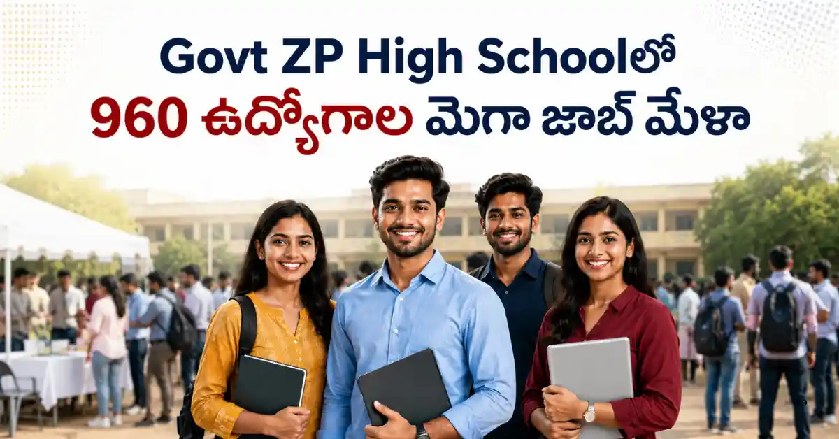 Eluru Job Mela - Jeeligimilli Govt ZP High School - 960 Jobs