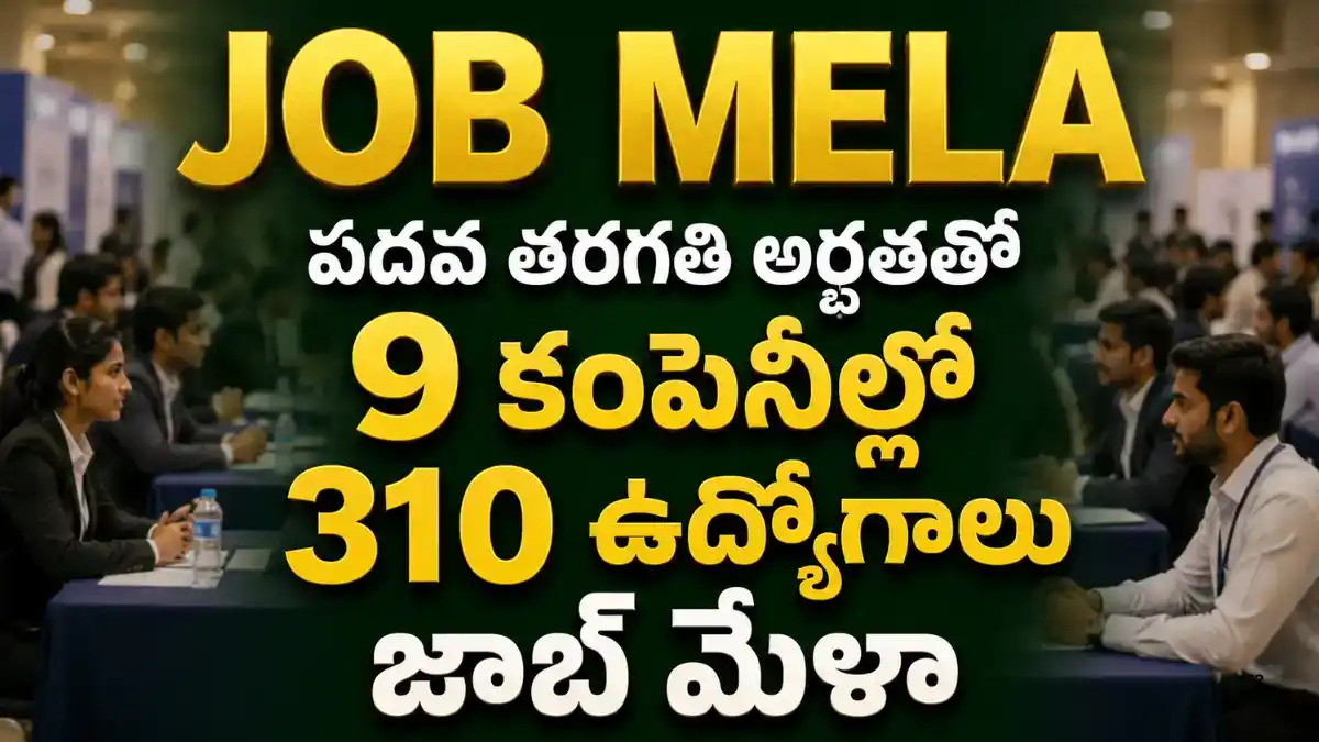 హిందూపురంలో 06 ఆగస్టు 2026న జరిగే జాబ్ మేళాలో 9 ప్రైవేట్ కంపెనీలకు చెందిన మొత్తం 310 ఉద్యోగ ఖాళీల కంపెనీల వారీ వివరాలు